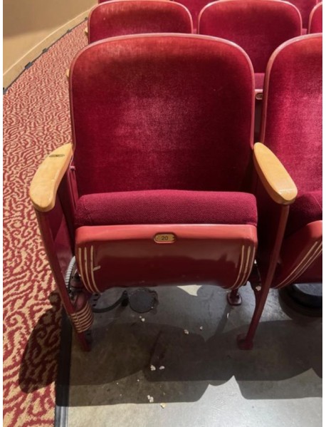1200 Antique Red auditorium movie Theater chairs