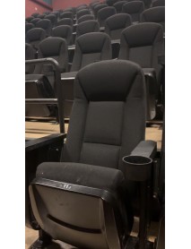 2680 Black movie theater auditorium chairs 