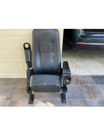 Lot of 30 Rocker back movie theater chair with cupholder armrest, black leatherette 