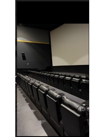 1200 Black Leatherette Power Recliners w tables