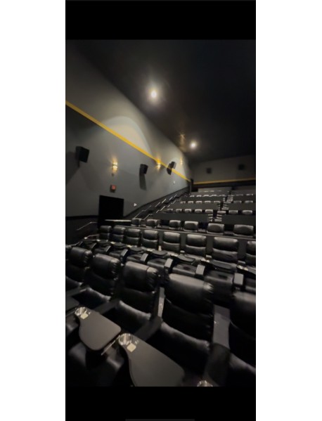1200 Black Leatherette Power Recliners w tables