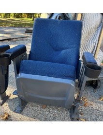 100 Blue Movie theater auditorium chairs 