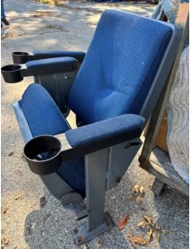 100 Blue Movie theater auditorium chairs 