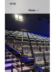 2000 Blue movie theater auditorium chairs 
