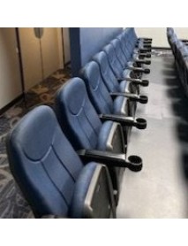 641 Blue FL auditorium chairs or movie theater chairs