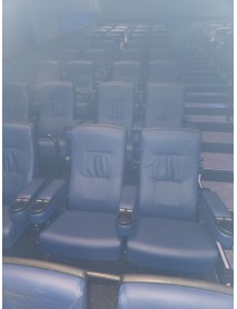 2000 Blue movie theater auditorium chairs 