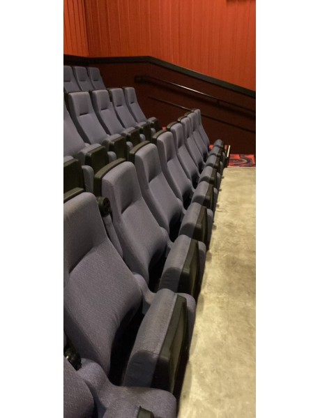 1200 Blue movie theater auditorium chairs 