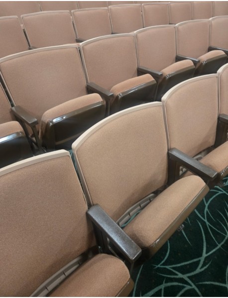 1550 Brown refurbished Movie Theater or Auditorium seating and chairs