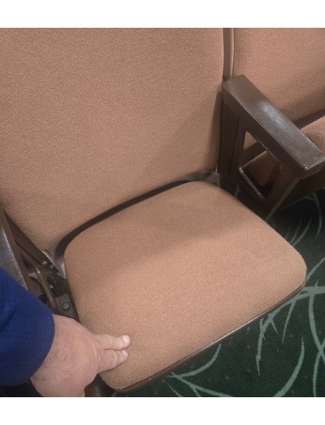 1550 Brown refurbished Movie Theater or Auditorium seating and chairs