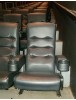 Lot of 1800 Rocker back movie theater chair with cupholder armrest, black leatherette 