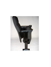 Lot of 40 Marquee Reupholstered Home Theater Seating - Black Leatherette