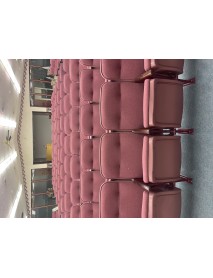 175 clean Mauve auditorium chairs (place of worship)