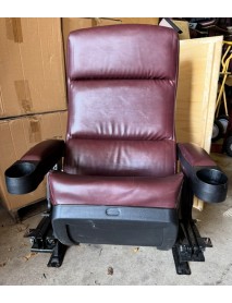 250 Red Brown Leatherette Rockers Movie theater or auditorium