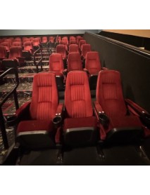 1200 Red Velour Movie theater chairs