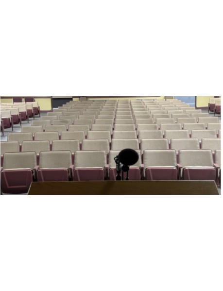 Lot of 175 nice clean auditorium chairs red 