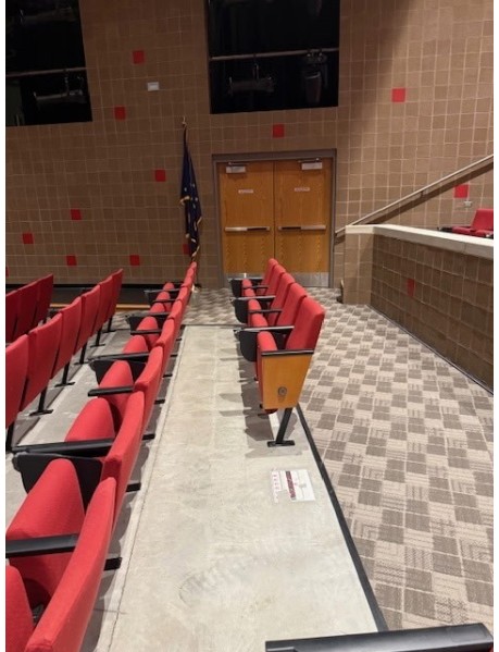 1600 red Movie theater auditorium chairs 