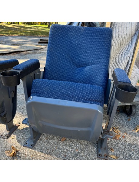 120 Blue Movie Theater or Auditorium seating and chairs