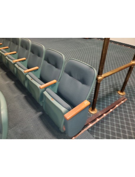 650 South Florida blue and turquois clean auditorium seats chairs 