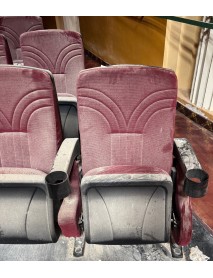 643 Red auditorium chairs or movie theater chairs San Francisco