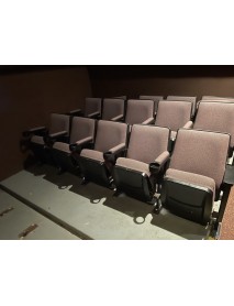 541 small back used movie theater chairs and seating 2 colors