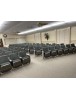 196 auditorium chairs grey and taupe