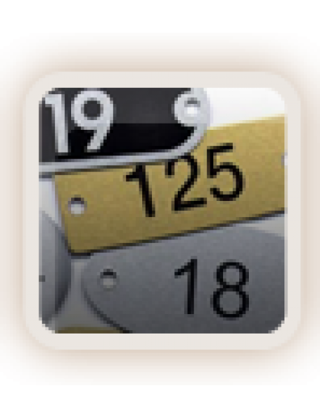 Seating Tags - Number or Letter