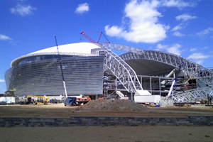Constructing Dallas Cowboys Stadium